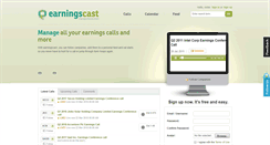 Desktop Screenshot of beta.earningscast.com